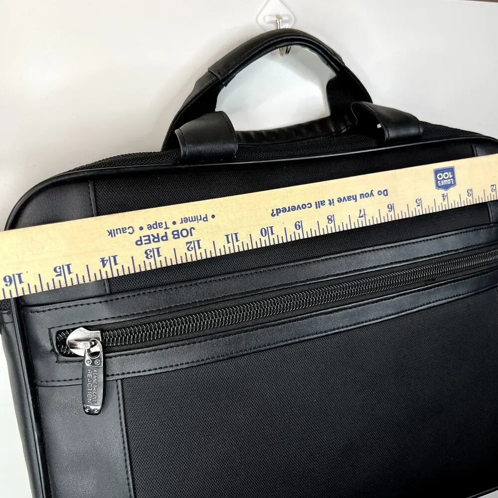 Kenneth Cole Reaction R-Tech Laptop Briefcase Bag Black 15